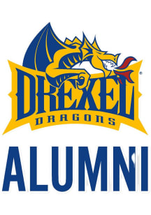 Navy Blue Drexel Dragons Alumni Decal