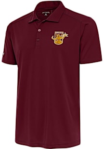 Antigua Detroit City FC Mens Maroon Tribute Short Sleeve Polo