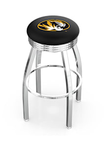 Missouri Tigers 3 Ring Chrome Seat Pub Stool - Silver