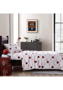 Chicago Bears Scatter Twin Size Sheet