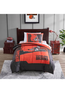 Cleveland Browns Status Twin Size Bed in a Bag