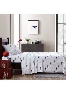 New England Patriots Scatter Twin Size Sheet