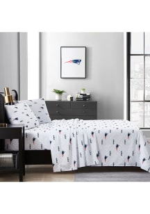 New England Patriots Scatter Queen Size Sheet