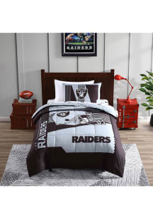 Las Vegas Raiders Status Twin Size Bed in a Bag