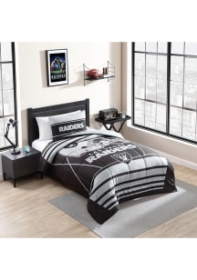 Las Vegas Raiders Crosser Twin Comforter