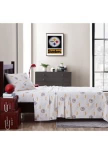 Pittsburgh Steelers Scatter Twin Size Sheet