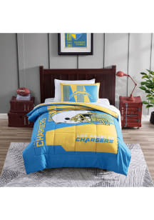 Los Angeles Chargers Status Twin Size Bed in a Bag