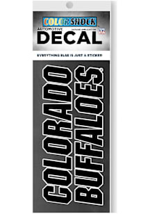 Colorado Buffaloes Licensed Mark Auto Decal - Black