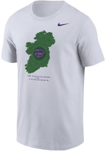 K-State Wildcats White Nike Aer Lingus College Football Classic Short Sleeve T Shirt