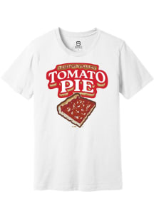 Summit Sportswear Lehigh Valley Ironpigs White Tomato Pie Theme Night 2025 Short Sleeve T Shirt