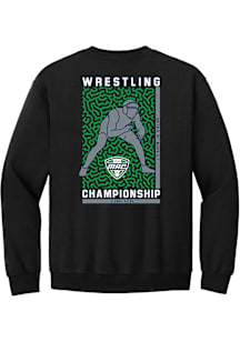 Summit Sportswear MAC Mens Black Wrestling Championship 2026 Long Sleeve Crew Sweatshirt