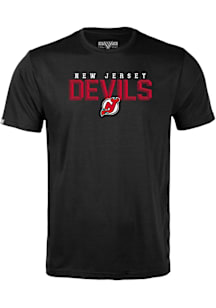 Levelwear New Jersey Devils Black Richmond Carve Short Sleeve T Shirt