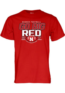 Nebraska Cornhuskers Football Beat Cincinnati Score Short Sleeve T Shirt - Red