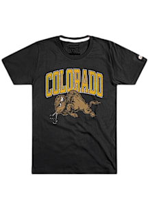 Homefield Colorado Buffaloes Black Vintage Dual Blend Short Sleeve Fashion T Shirt