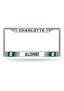 UNCC 49ers Alumni Chrome License Plate Frame - Silver