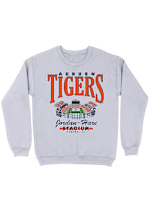 B-Unlimited Auburn Tigers Mens Ash Classic Football Stadium Long Sleeve Crew Sweatshirt