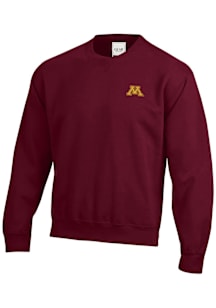 Gear for Sports Minnesota Golden Gophers Mens Maroon Big Cotton Long Sleeve Crew Sweatshirt