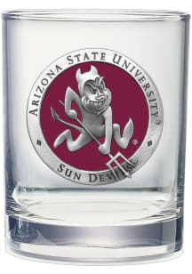 Arizona State Sun Devils Color Rock Glass