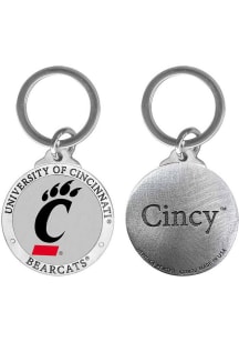 Red Cincinnati Bearcats Metal Keychain