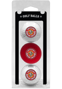 Louisiana Ragin' Cajuns 3 Pack Golf Balls