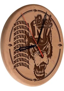 Nevada Wolf Pack Laser Engraved Wall Clock