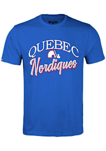 Levelwear Quebec Nordiques Blue Richmond Origins Short Sleeve T Shirt