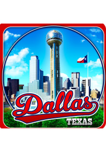 Dallas Ft Worth Coaster Magnet