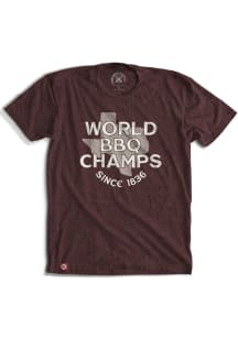 Tumbleweed Texas Brown BBQ World Champs Short Sleeve Fashion T Shirt
