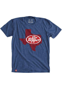 Texas Blue Dr. Pepper Short Sleeve Fashion T Shirt