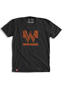 Texas Black Whataburger Logo Short Sleeve Fashion T Shirt