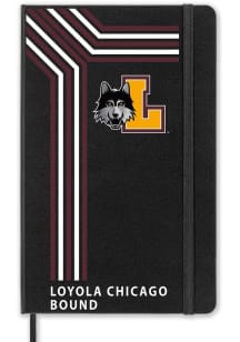 Loyola Ramblers School Bound team logo Notebook and Folder - Black