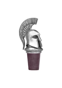 Silver Michigan State Spartans Bottle Stopper Wine Accessory