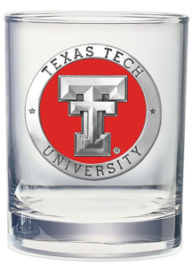 Texas Tech Red Raiders Pewter Rocks Rock Glass