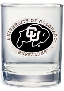 Colorado Buffaloes 14oz Dbl Old Fashion Rock Glass