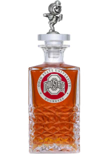 Red Ohio State Buckeyes 25oz 3D Heritage Decanter