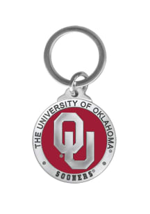 Oklahoma Sooners Metal Keychain