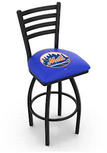 New York Mets High Back Swivel Pub Stool - Black
