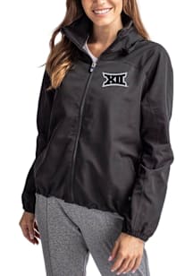 Cutter and Buck Big 12 Womens Black Charter Eco Light Weight Jacket