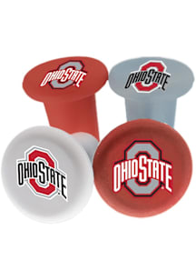Ohio State Buckeyes 4 Pack Silicone Drinkware Accessories