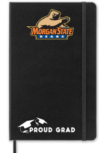 Morgan State Bears Proud Grad team logo Notebook and Folder - Black