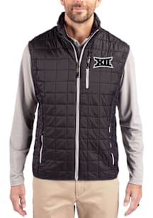 Cutter and Buck Big 12 Mens Black Rainier PrimaLoft Sleeveless Jacket