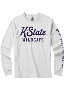 Mens K-State Wildcats White Summit Sportswear Varsity Willie All Sport Tee