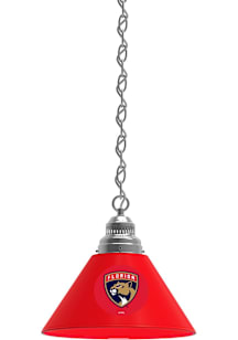 Florida Panthers Single Silver Billiard Lamp