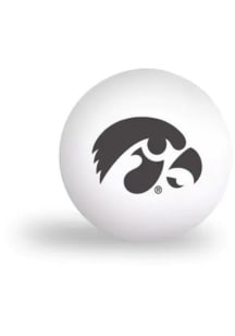 Iowa Hawkeyes White  6 Pack Ping Pong Balls