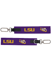 LSU Tigers Oversized KeyStrap Keychain - Purple