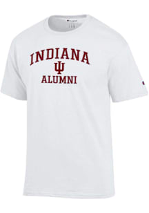Champion Indiana Hoosiers White Logo Alumni Jersey Short Sleeve T Shirt