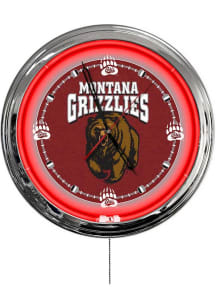 Montana Grizzlies Multi Color LED Wall Clock