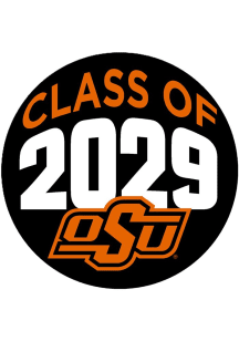 Oklahoma State Cowboys 3&quot; Class of 2029 Button - Orange