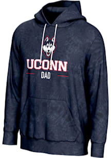 ProSphere UConn Huskies Mens Navy Blue Dad Long Sleeve Hoodie