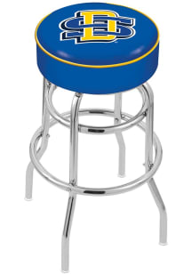 South Dakota State Jackrabbits Double-Ring Swivel Pub Stool - Black